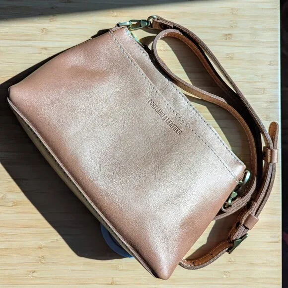 Portland Leather Goods Havana Classic Poppy Crossbody Purse - Picture 3 of 4